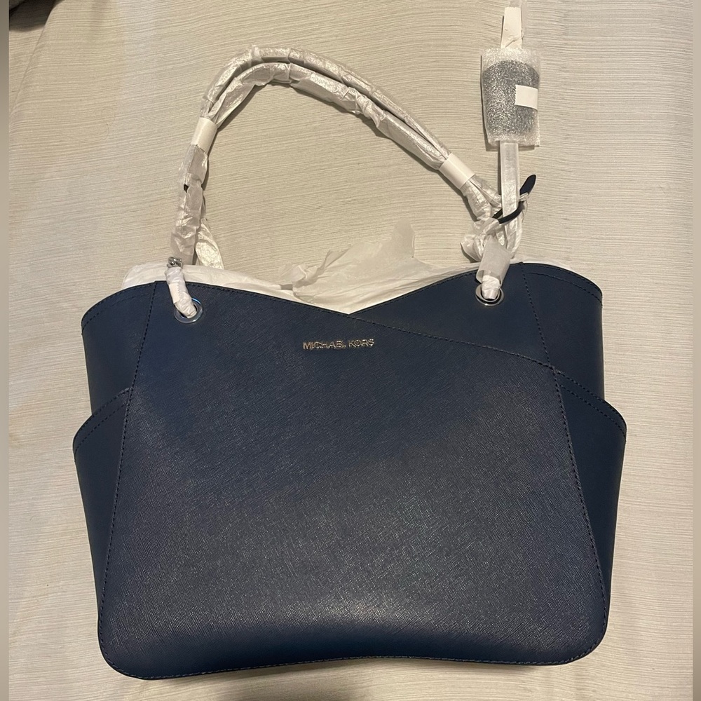 Brand new navy blue/I Michael Kors bag